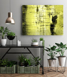 Vert Lime by PI Studio on GIANT ART - black abstract