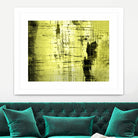 Vert Lime by PI Studio on GIANT ART - black abstract