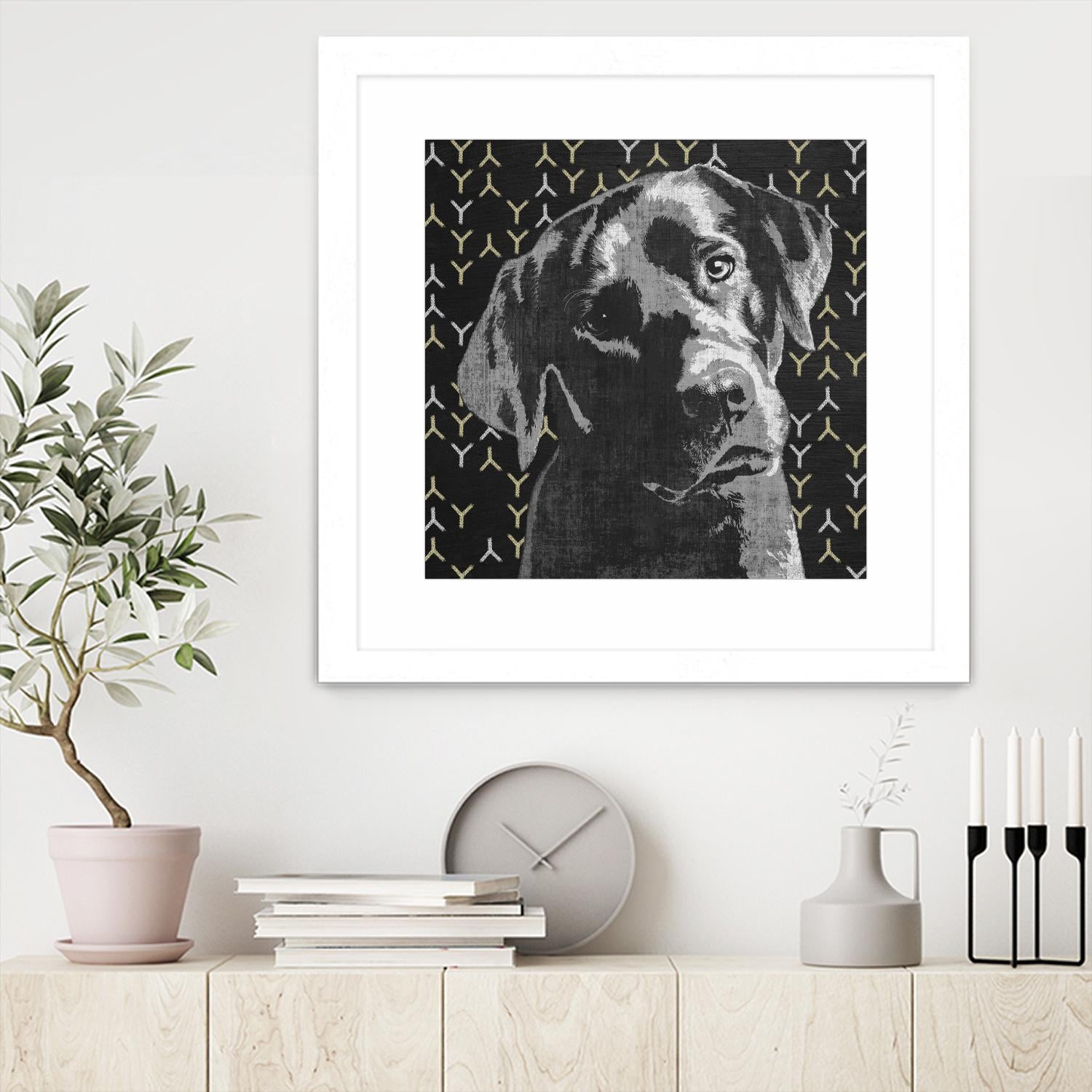 Lab by PI Studio on GIANT ART - grey animals