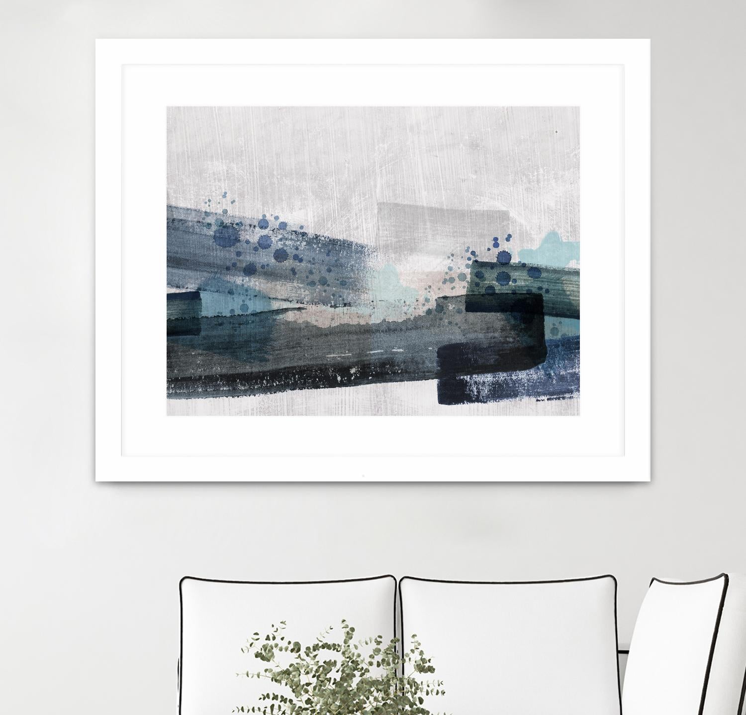 Crush by PI Studio on GIANT ART - cyan abstract