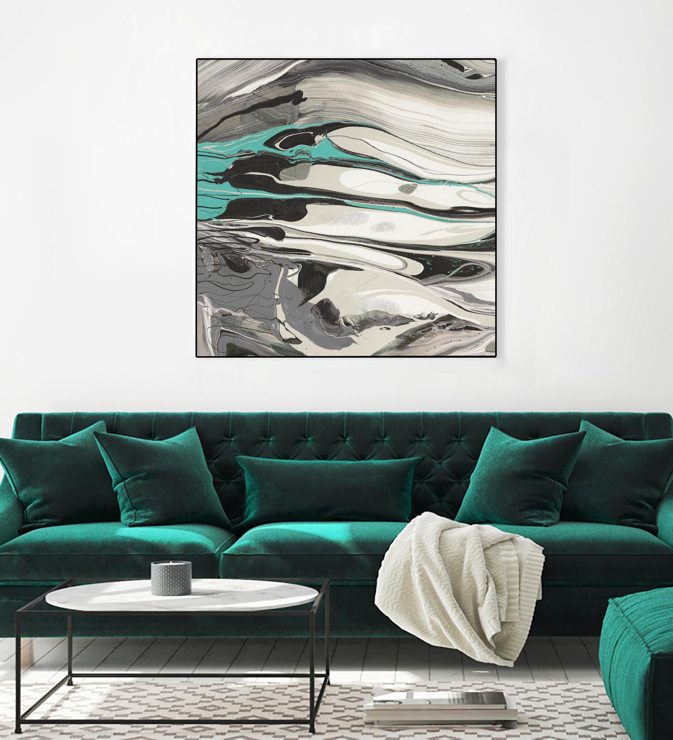 Marble Dust II by PI Studio on GIANT ART - grey abstract
