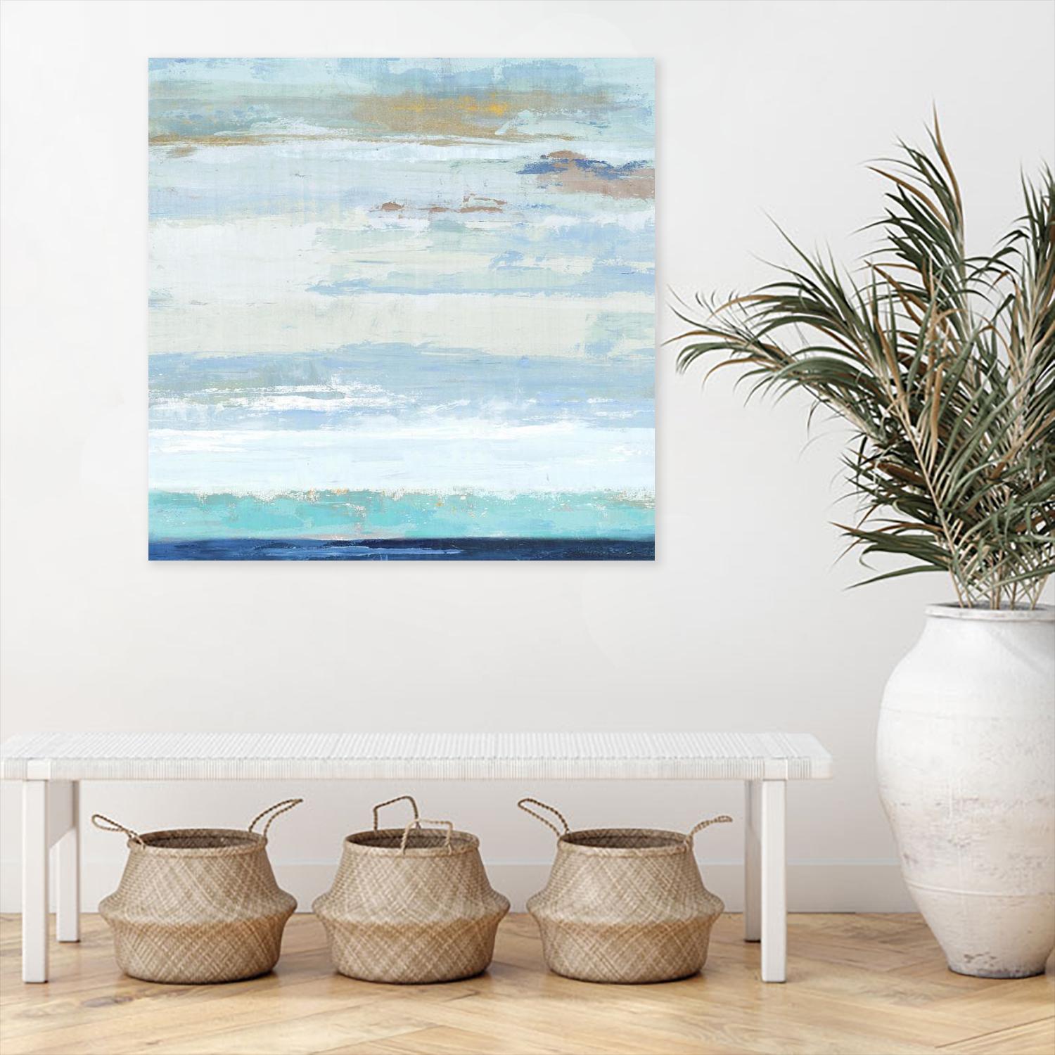 Sea Shore I by PI Studio on GIANT ART - blue abstract