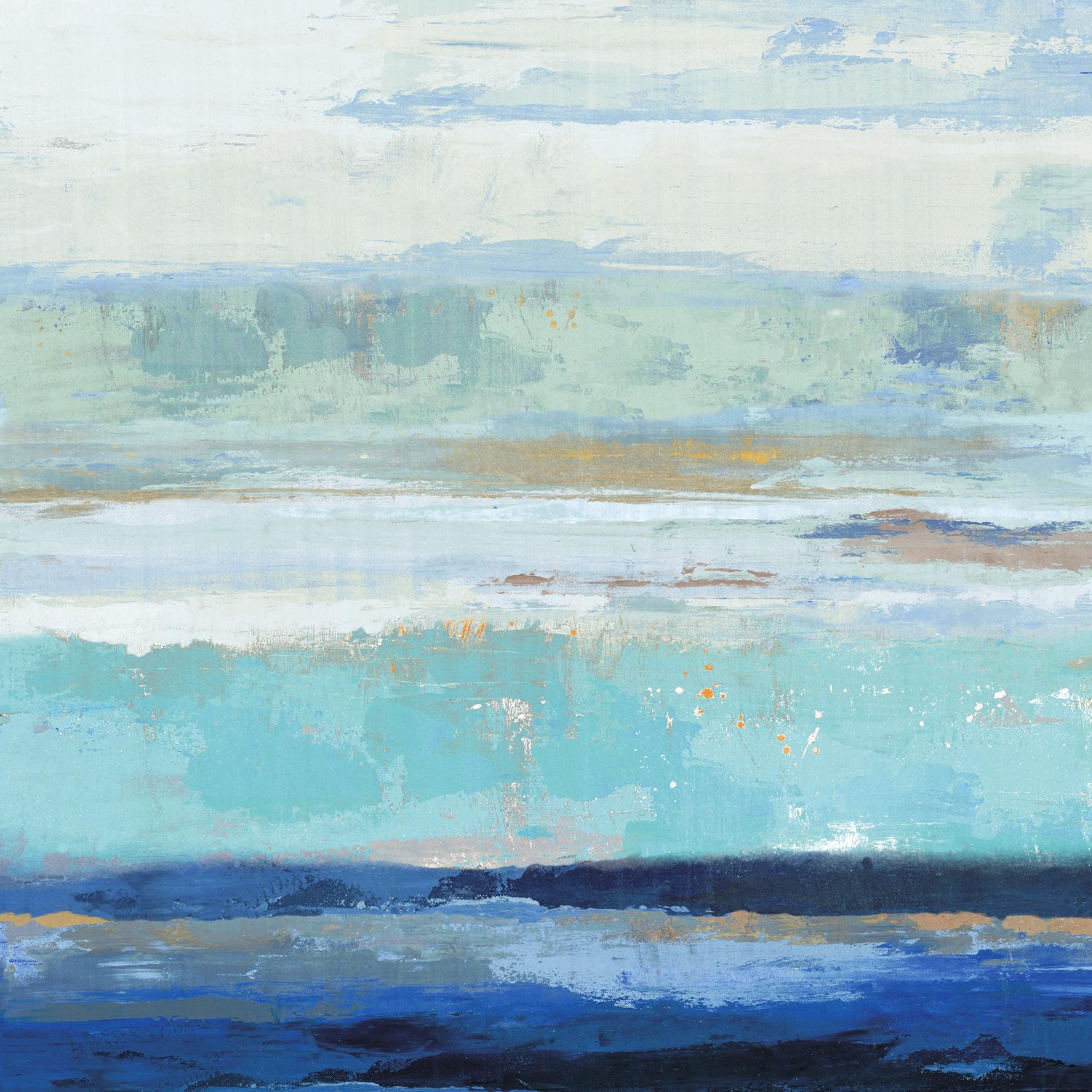 Sea Shore II by PI Studio on GIANT ART - turquoise abstract