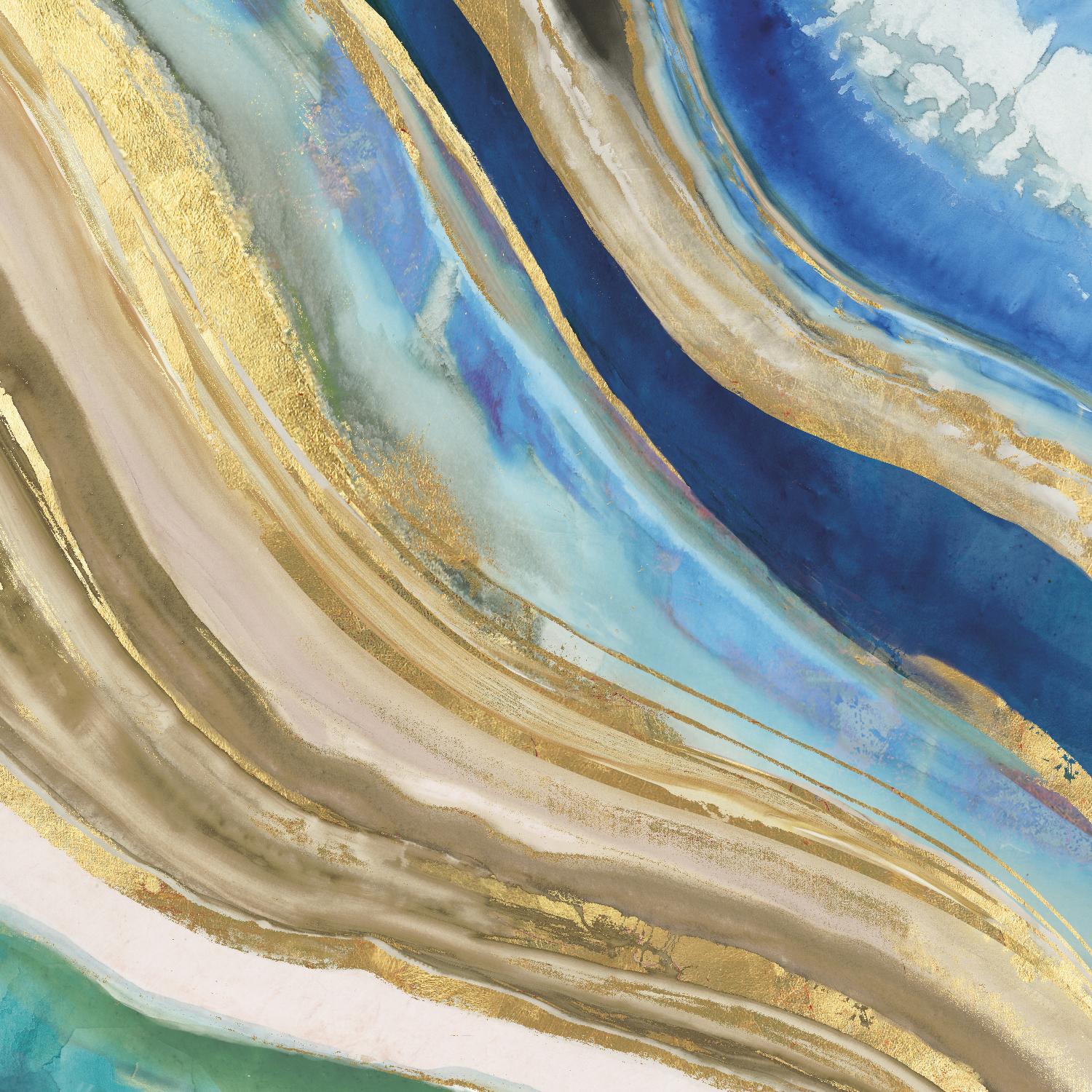 Agate II by PI Studio on GIANT ART - blue abstract