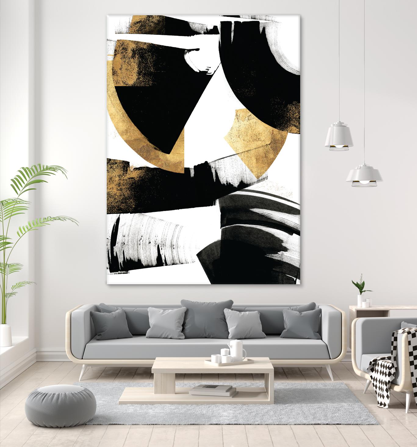 Art Deco II by PI Galerie on GIANT ART - gold abstract