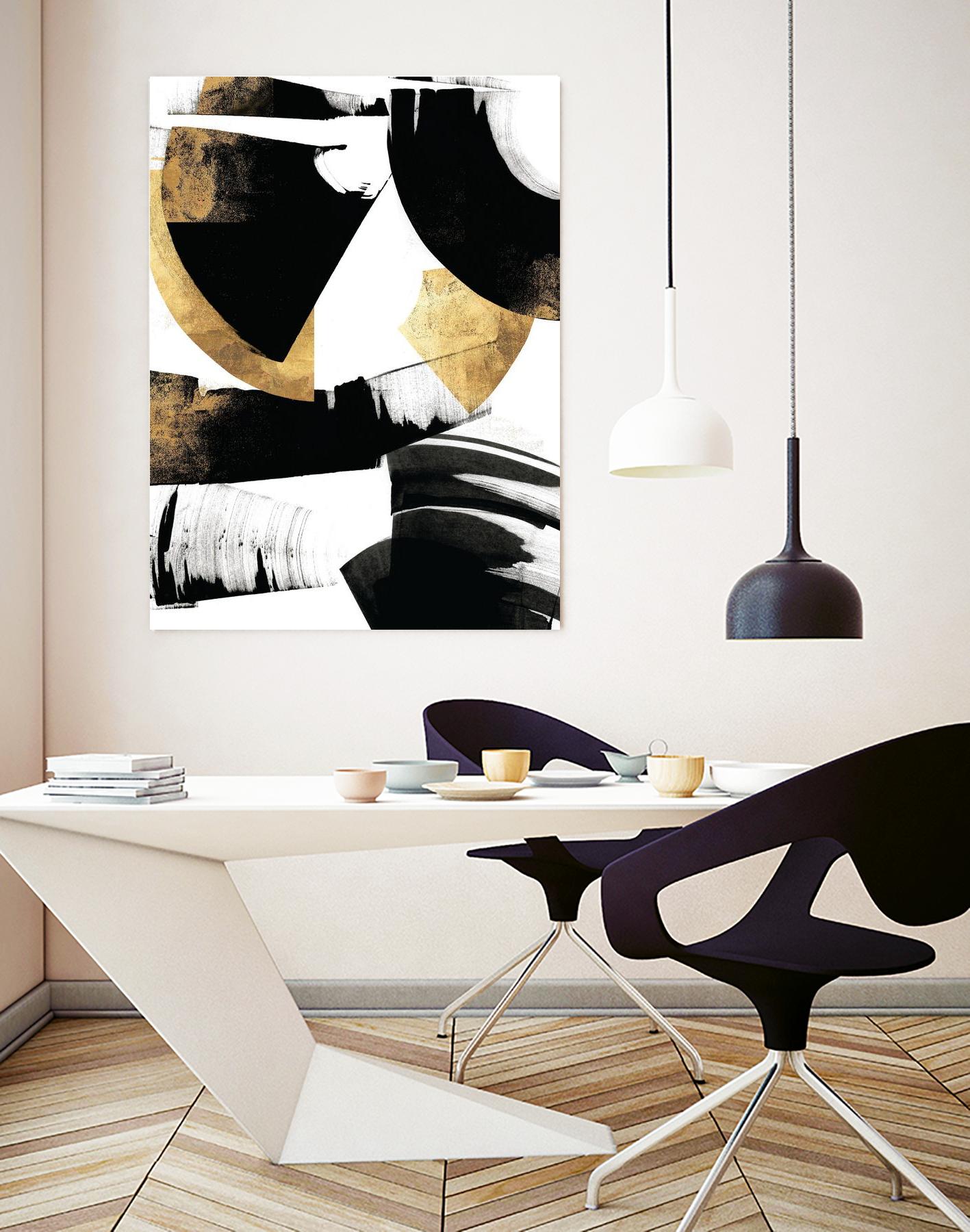 Art Deco II by PI Galerie on GIANT ART - gold abstract