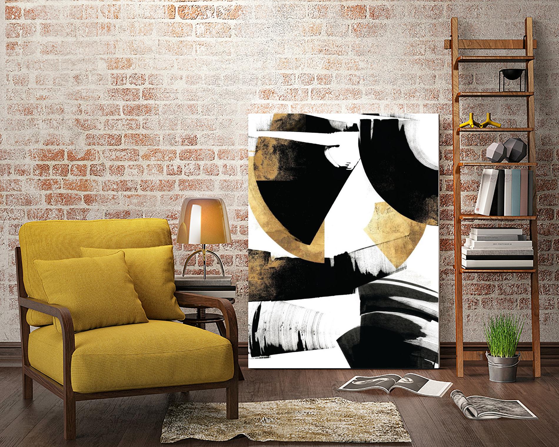 Art Deco II by PI Galerie on GIANT ART - gold abstract