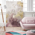 Ocean Splash II Burgundy Version by PI Studio on GIANT ART - gold abstract