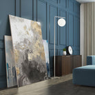 Ocean Splash II Grey Version by PI Studio on GIANT ART - gold abstract