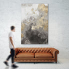Ocean Splash II Grey Version by PI Studio on GIANT ART - gold abstract