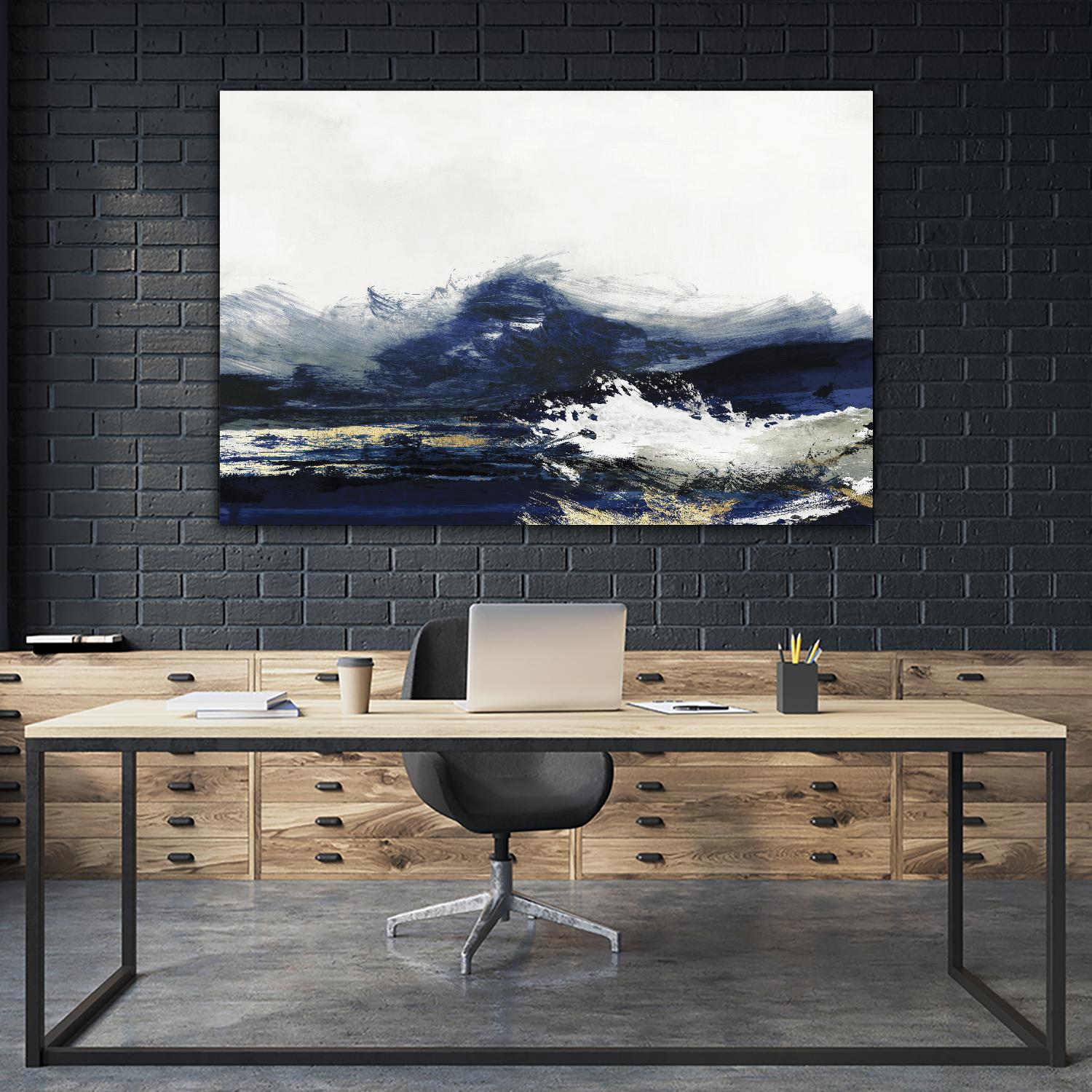 Water by PI Studio on GIANT ART - white abstract abstract sea 