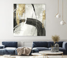 Black Ink I Gold Version by PI Studio on GIANT ART - black abstract