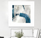 Black Ink I Indigo Version by PI Studio on GIANT ART - blue abstract