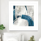 Black Ink I Indigo Version by PI Studio on GIANT ART - blue abstract