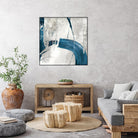Black Ink I Indigo Version by PI Studio on GIANT ART - blue abstract