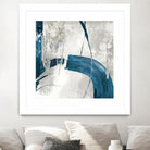 Black Ink I Indigo Version by PI Studio on GIANT ART - blue abstract