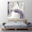 Black Ink I Lavender Version by PI Studio on GIANT ART - purple abstract