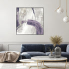 Black Ink I Lavender Version by PI Studio on GIANT ART - purple abstract
