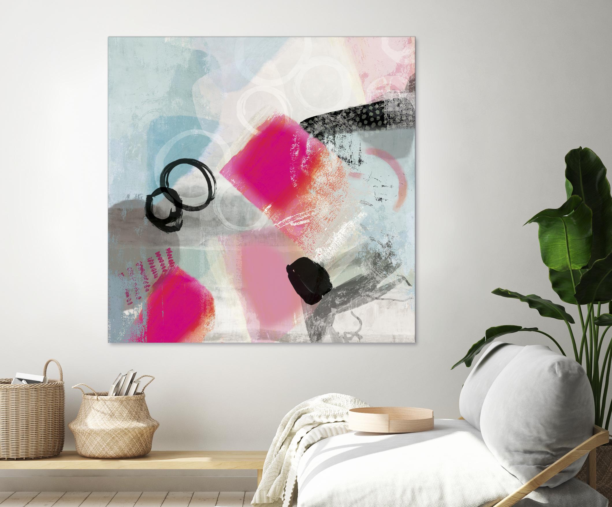Rush by PI Studio on GIANT ART - cyan abstract