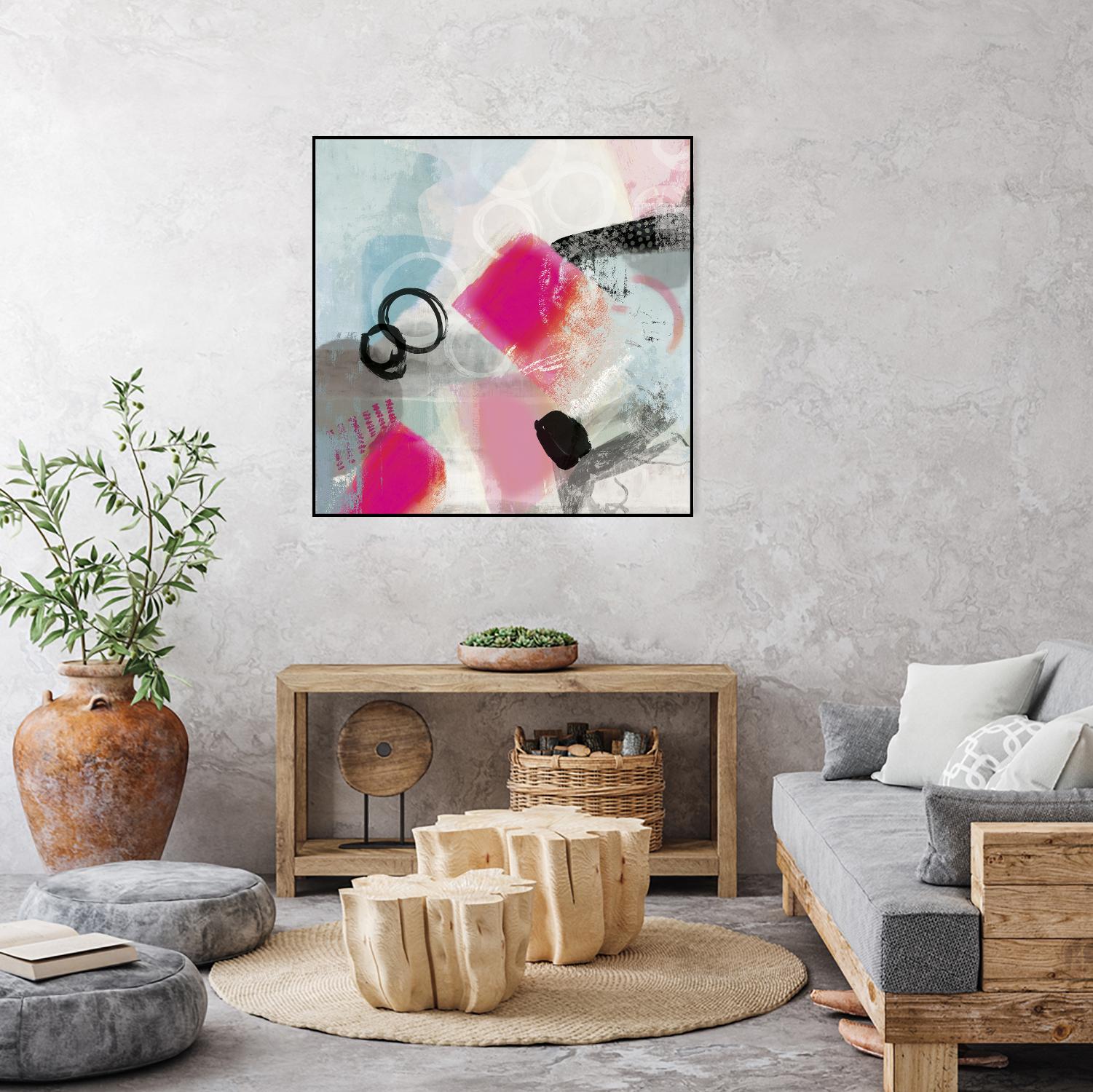 Rush by PI Studio on GIANT ART - cyan abstract