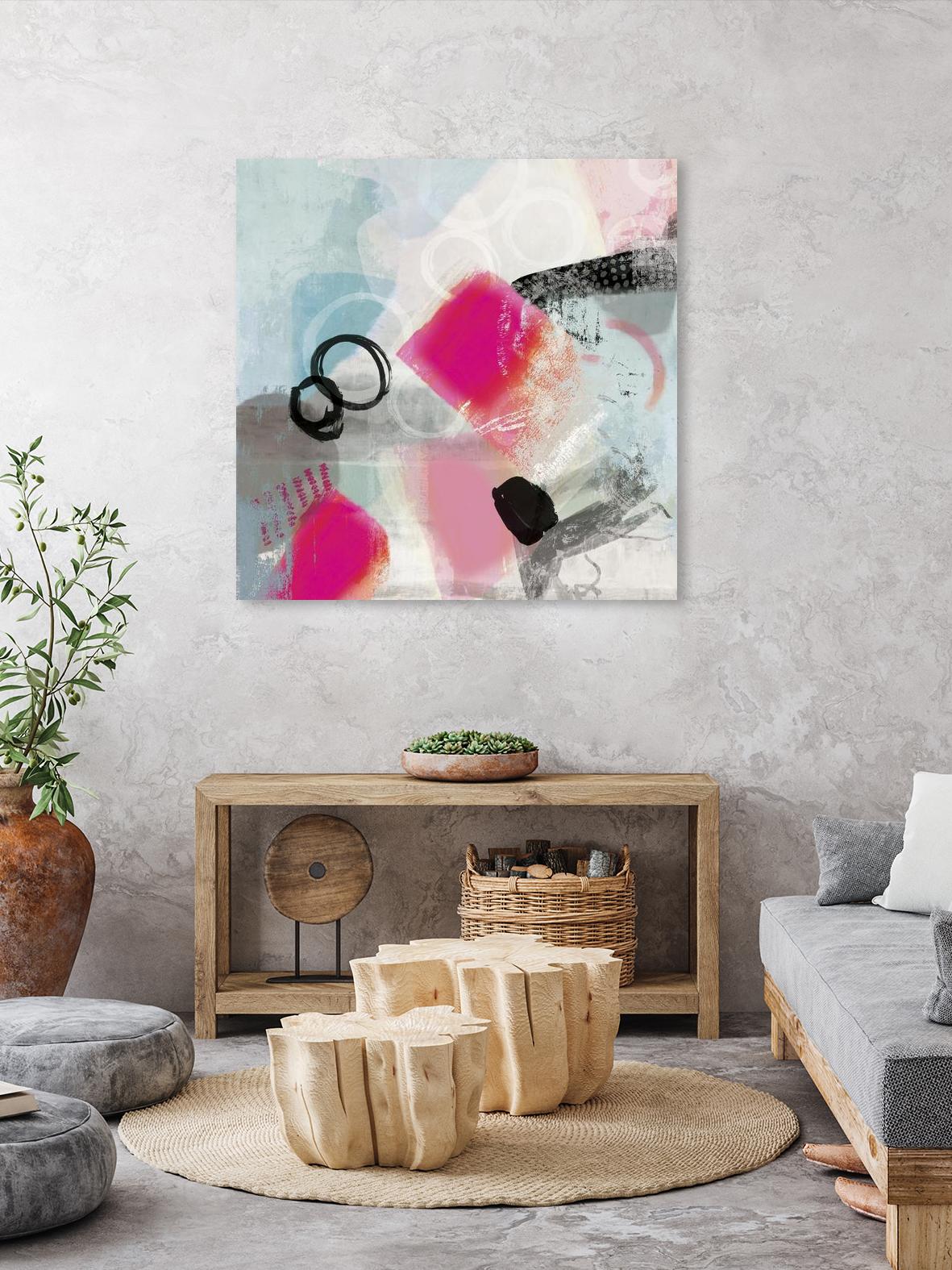 Rush by PI Studio on GIANT ART - cyan abstract