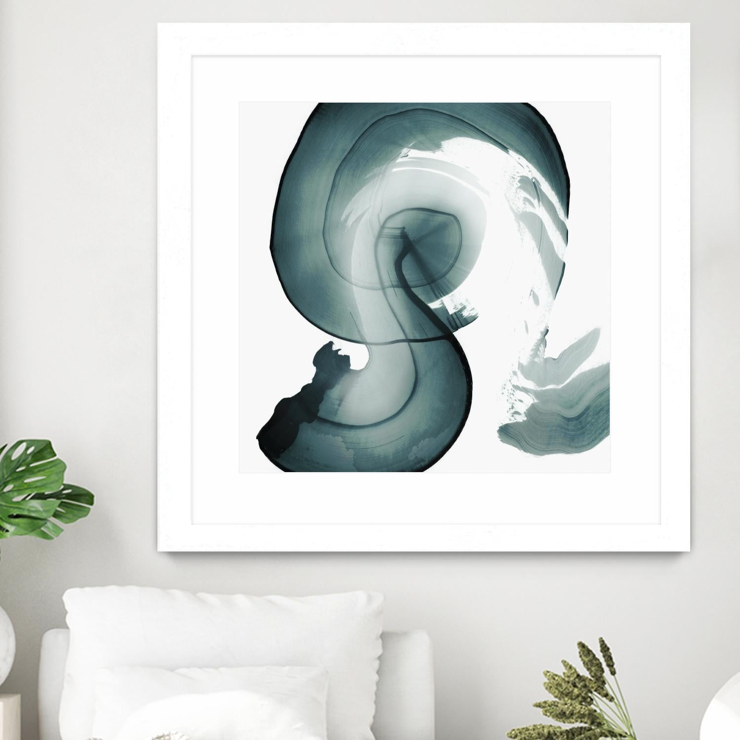 Swirl IV by PI Studio on GIANT ART - white abstract