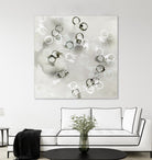 Stains I by PI Studio on GIANT ART - white abstract