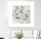 Stains I by PI Studio on GIANT ART - white abstract