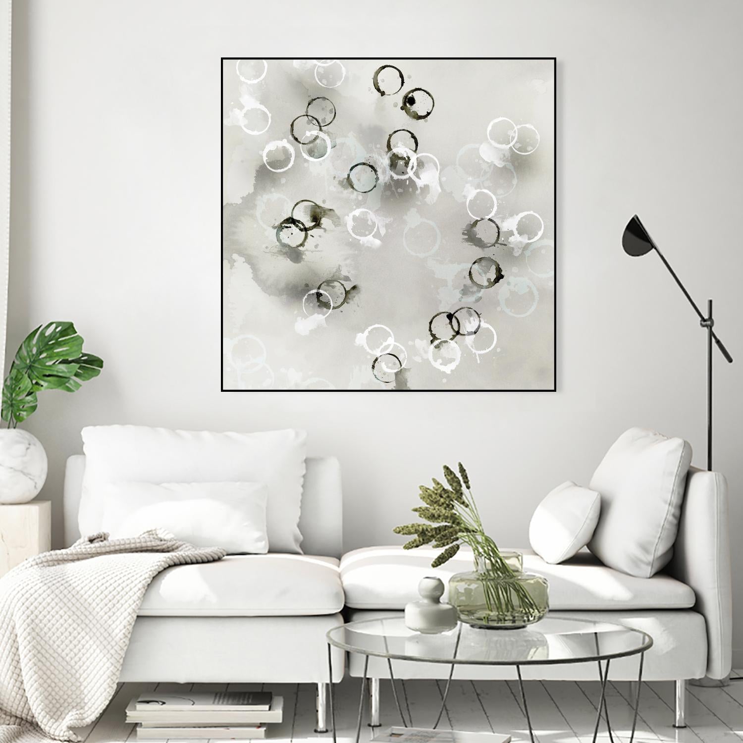 Stains I by PI Studio on GIANT ART - white abstract