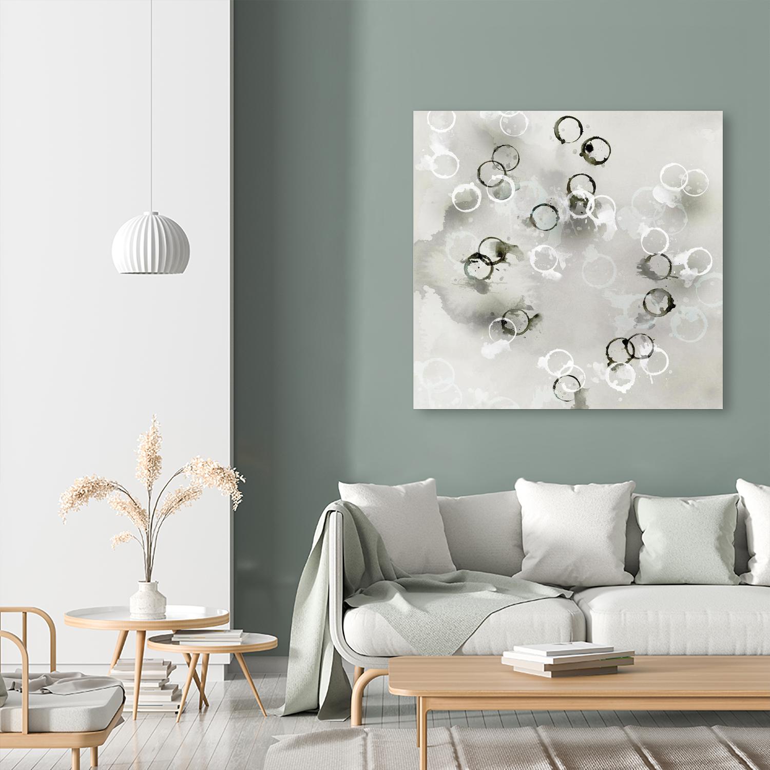 Stains I by PI Studio on GIANT ART - white abstract