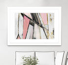 Warm Geometric I Blush Version by PI Studio on GIANT ART - pink abstract