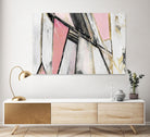 Warm Geometric I Blush Version by PI Studio on GIANT ART - pink abstract