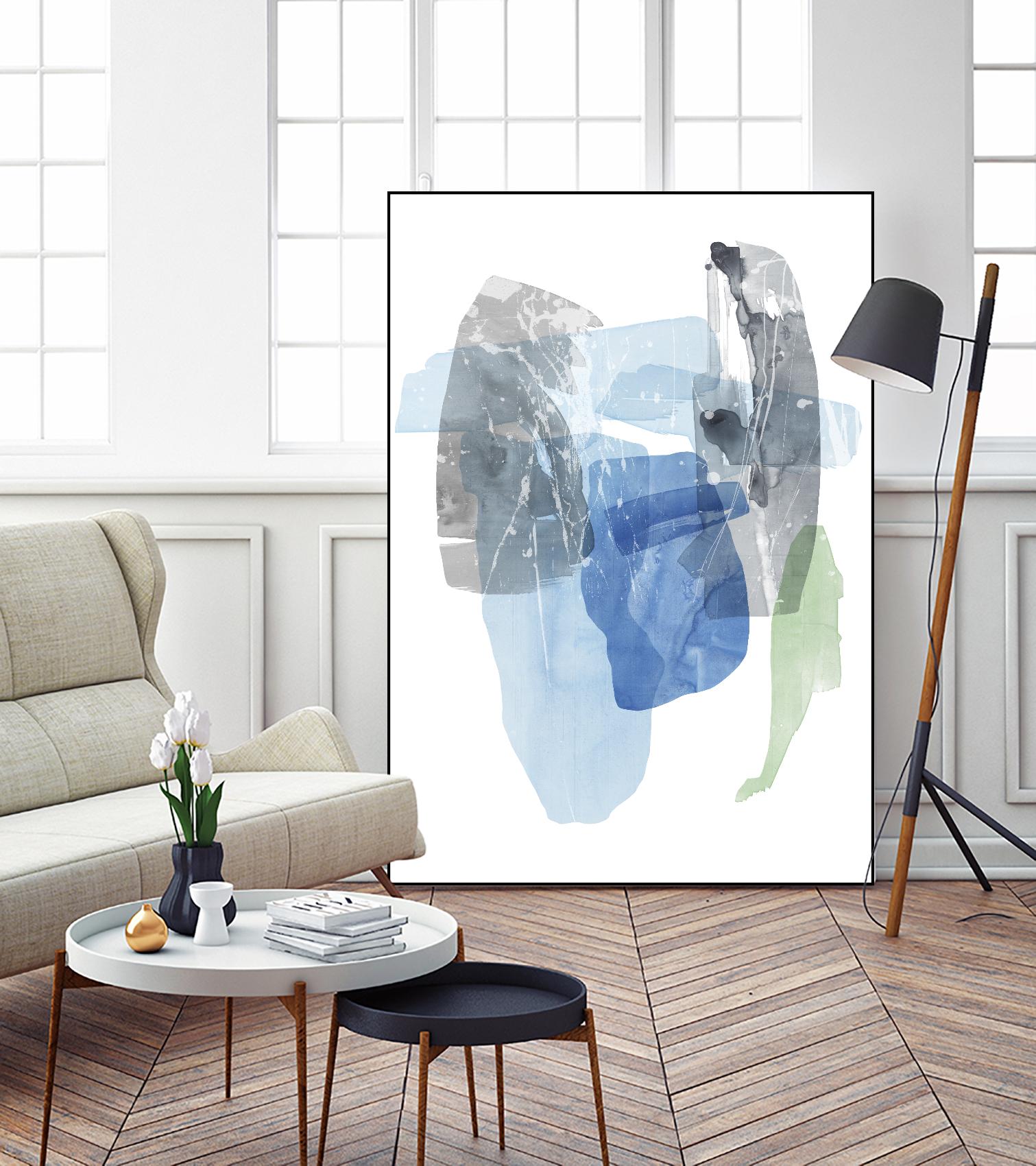 Sky Composition I by PI Studio on GIANT ART - blue abstract