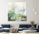 Single tree by PI Studio on GIANT ART - green abstract