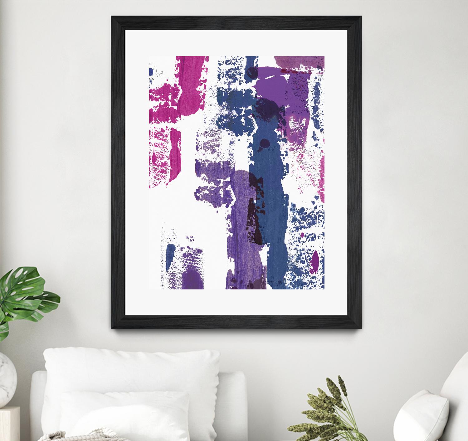 Colour splash II by PI Studio on GIANT ART - blue abstract