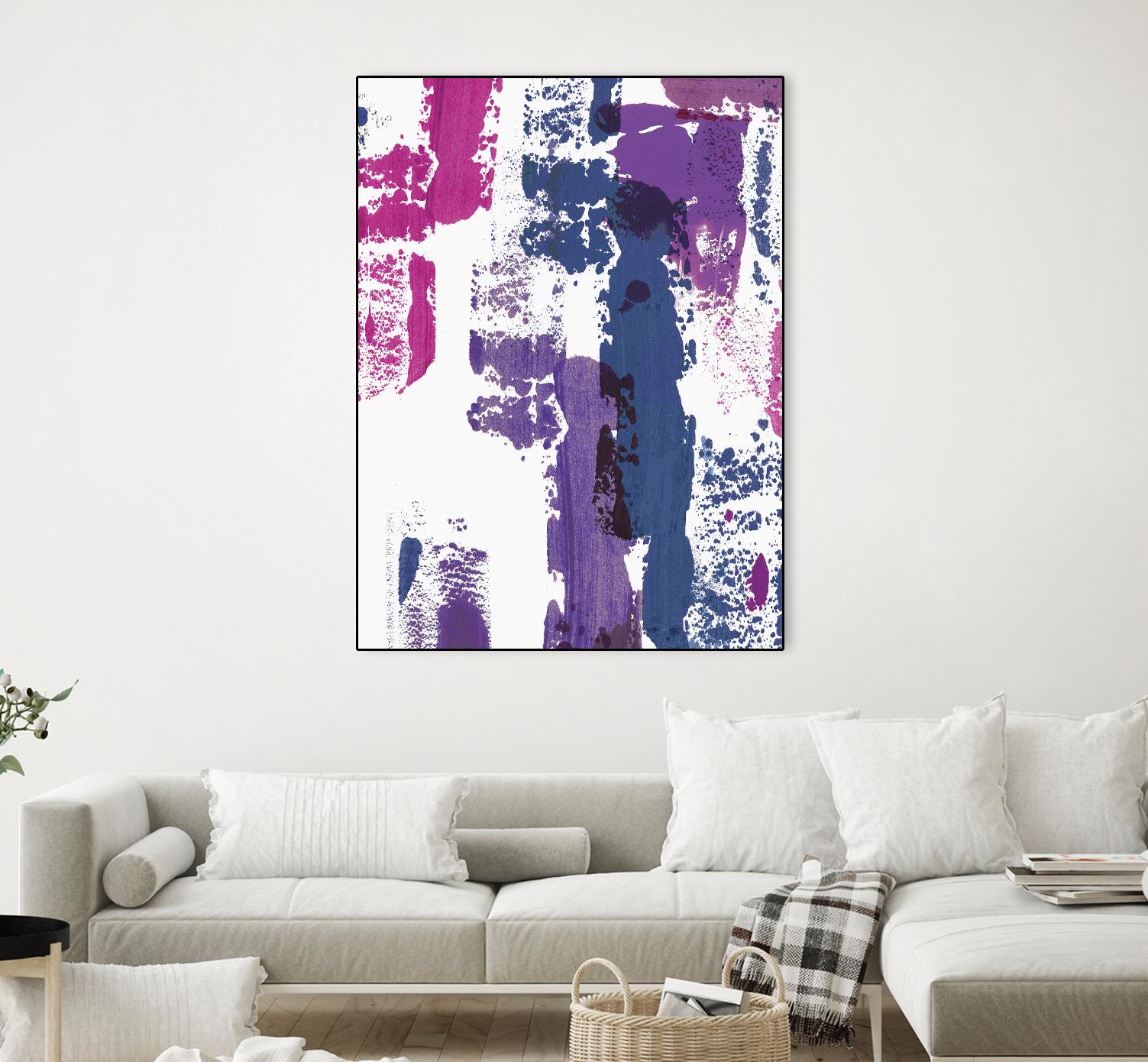 Colour splash II by PI Studio on GIANT ART - blue abstract