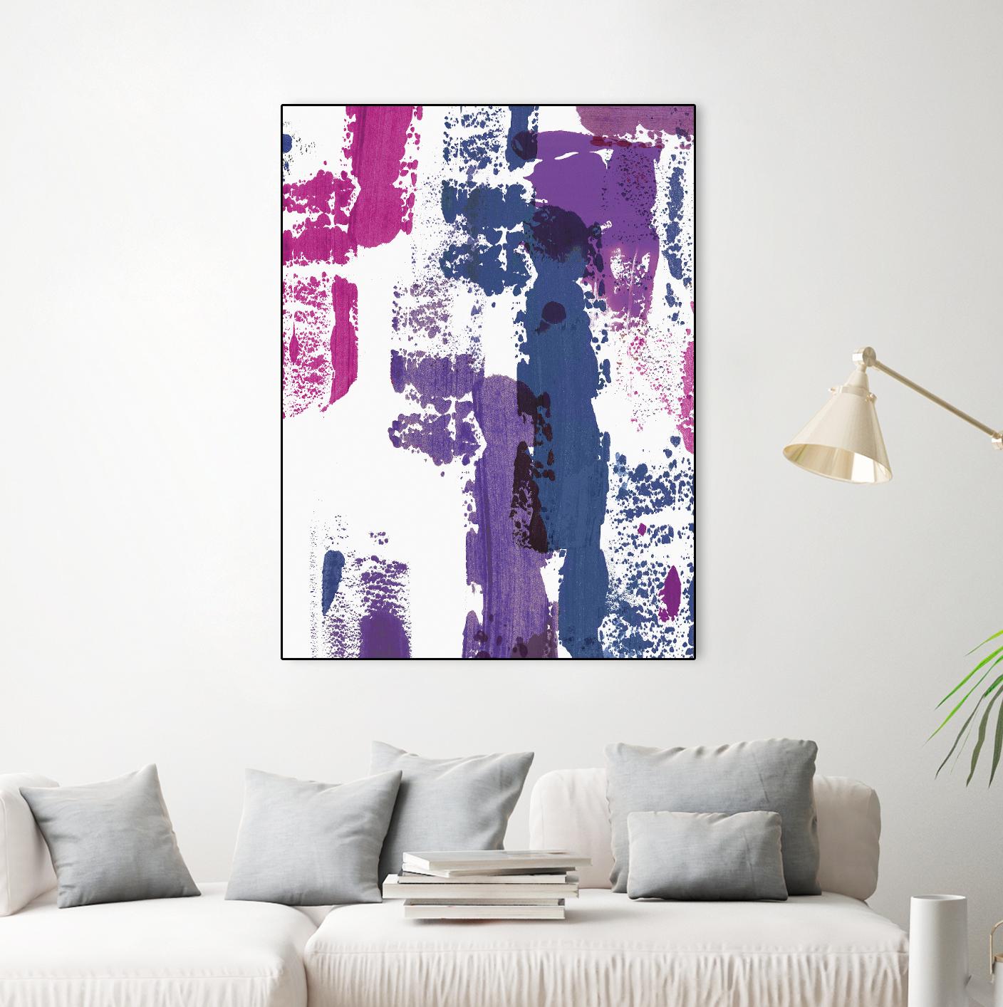Colour splash II by PI Studio on GIANT ART - blue abstract