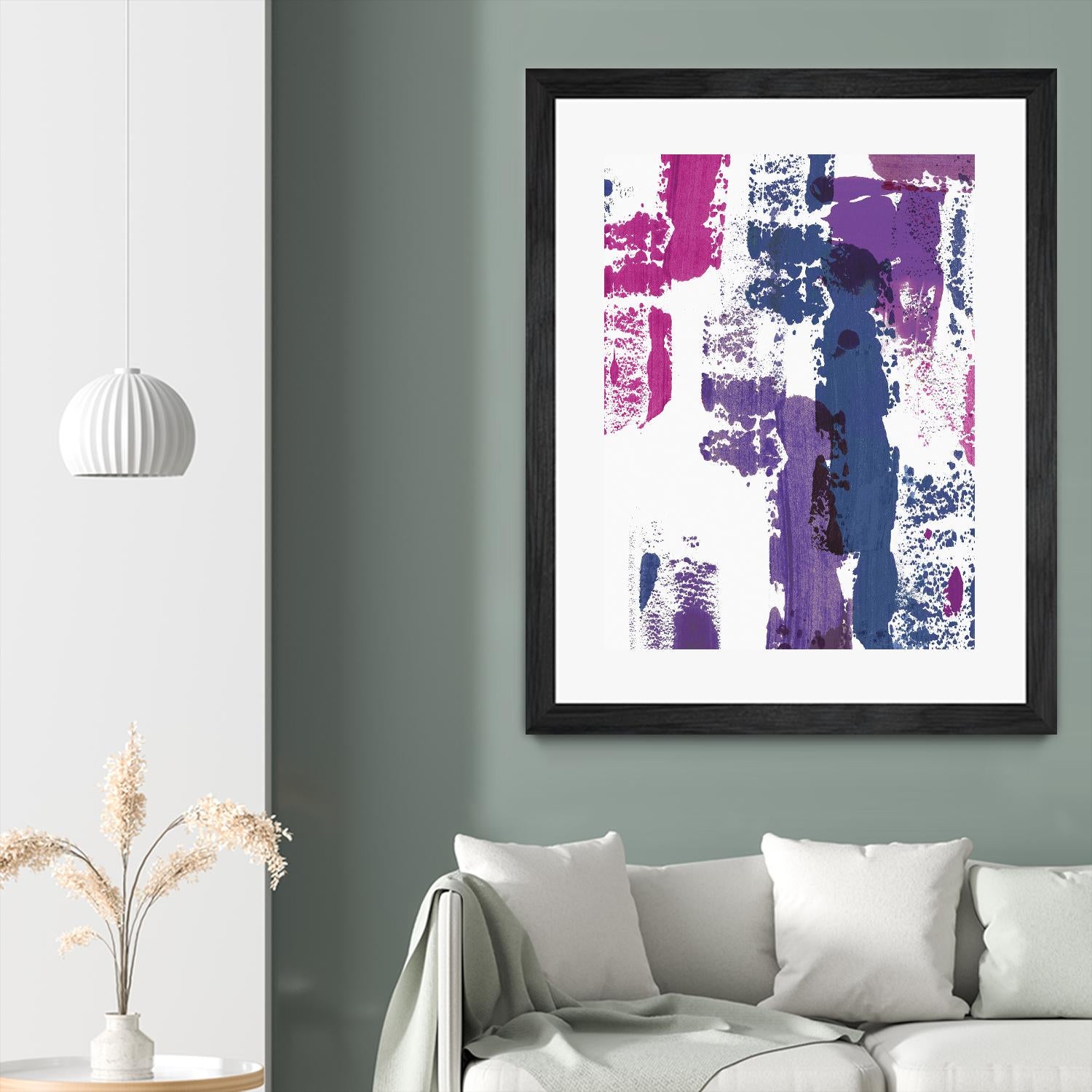 Colour splash II by PI Studio on GIANT ART - blue abstract