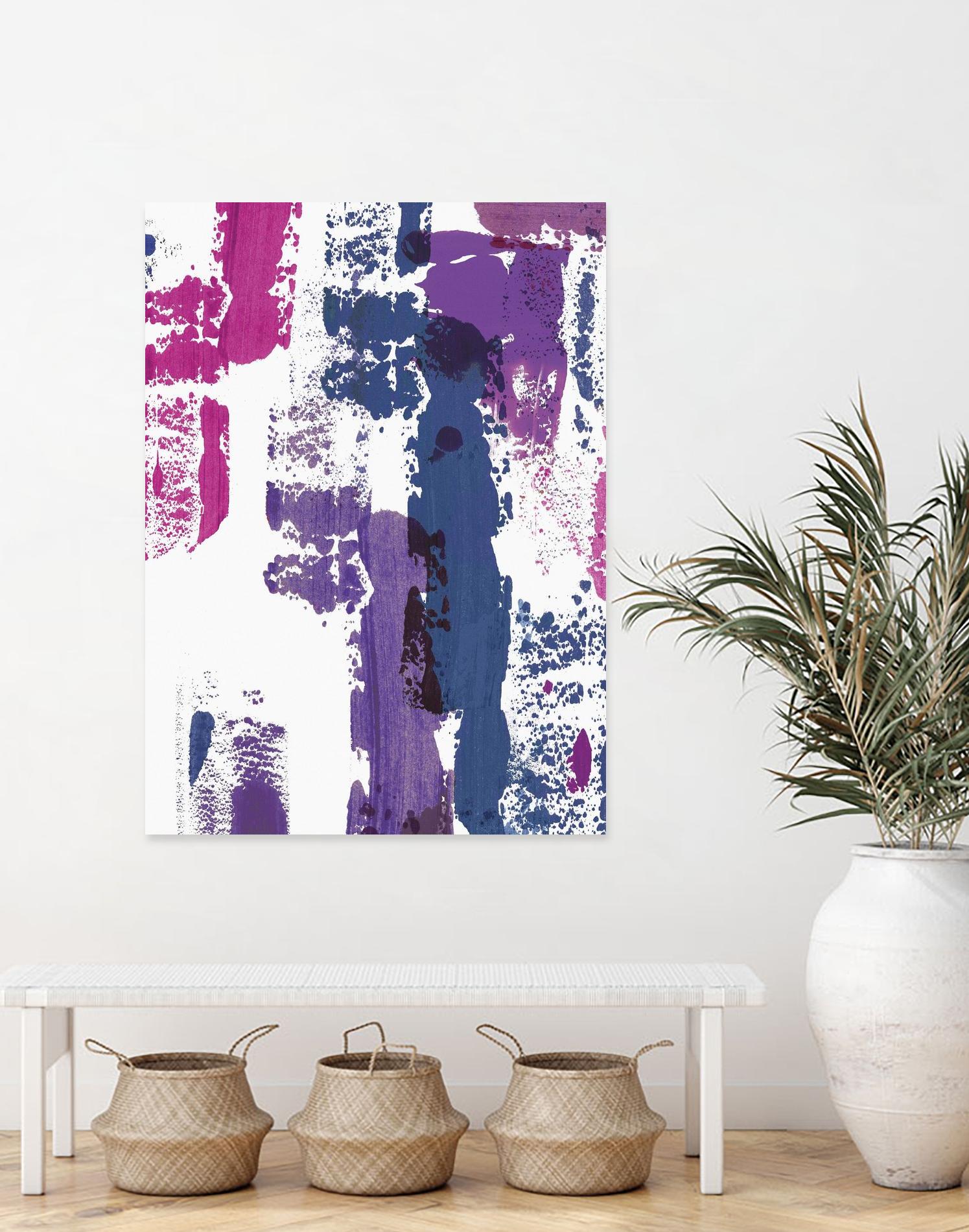 Colour splash II by PI Studio on GIANT ART - blue abstract