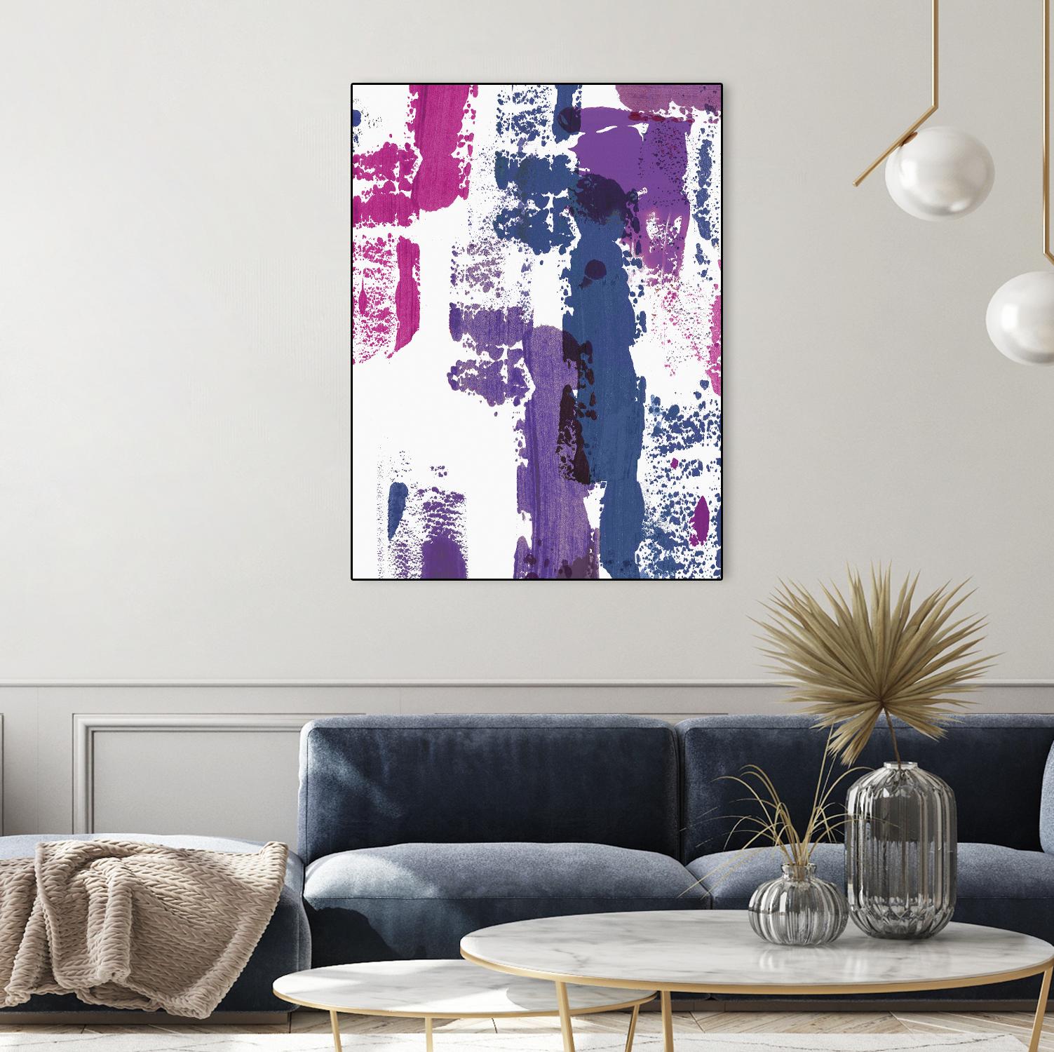 Colour splash II by PI Studio on GIANT ART - blue abstract