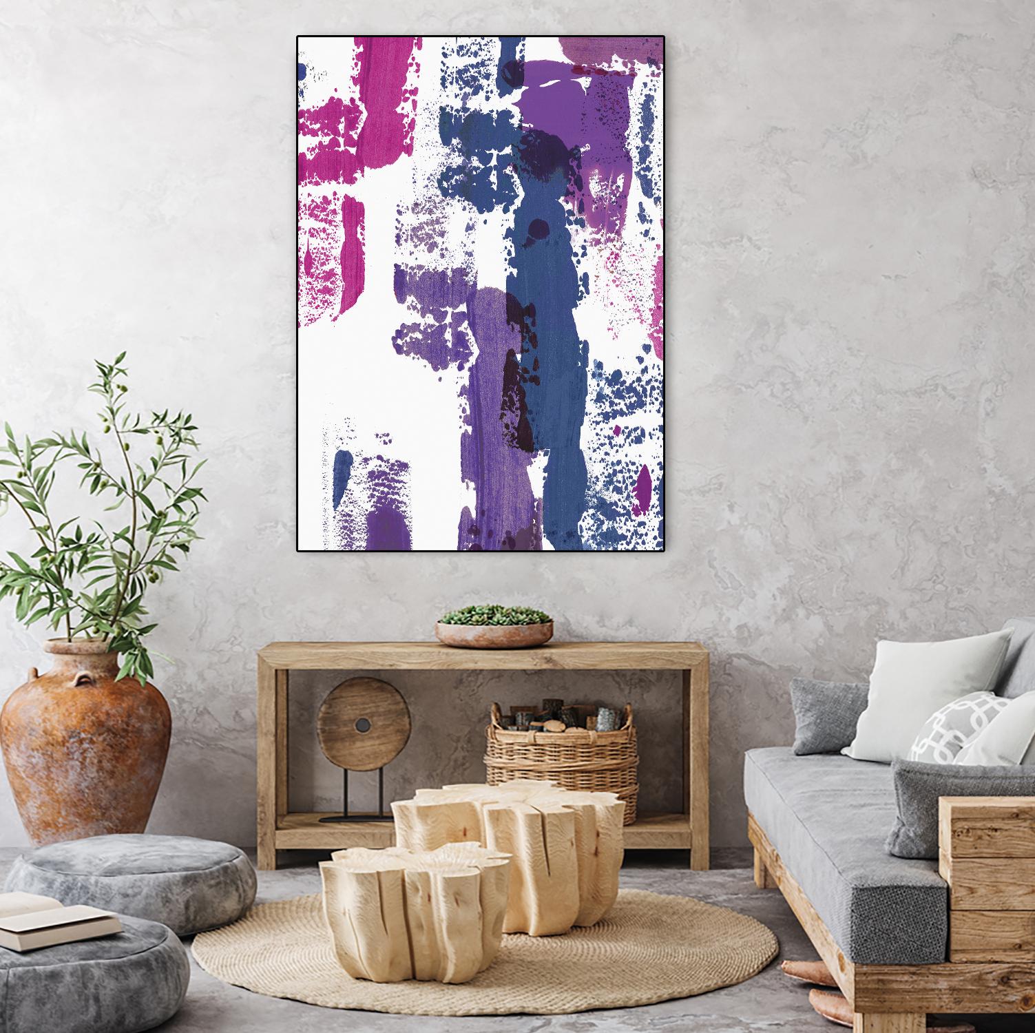 Colour splash II by PI Studio on GIANT ART - blue abstract