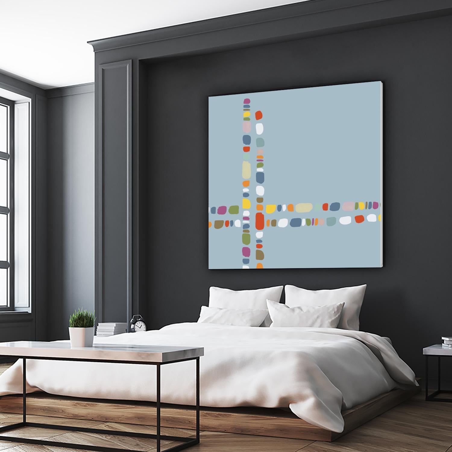 Pebble II by PI Studio on GIANT ART - white abstract