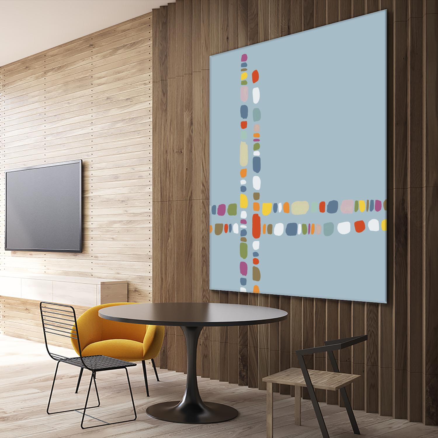 Pebble II by PI Studio on GIANT ART - white abstract