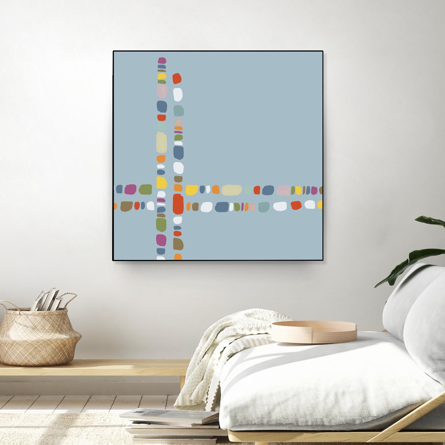 Pebble II by PI Studio on GIANT ART - white abstract