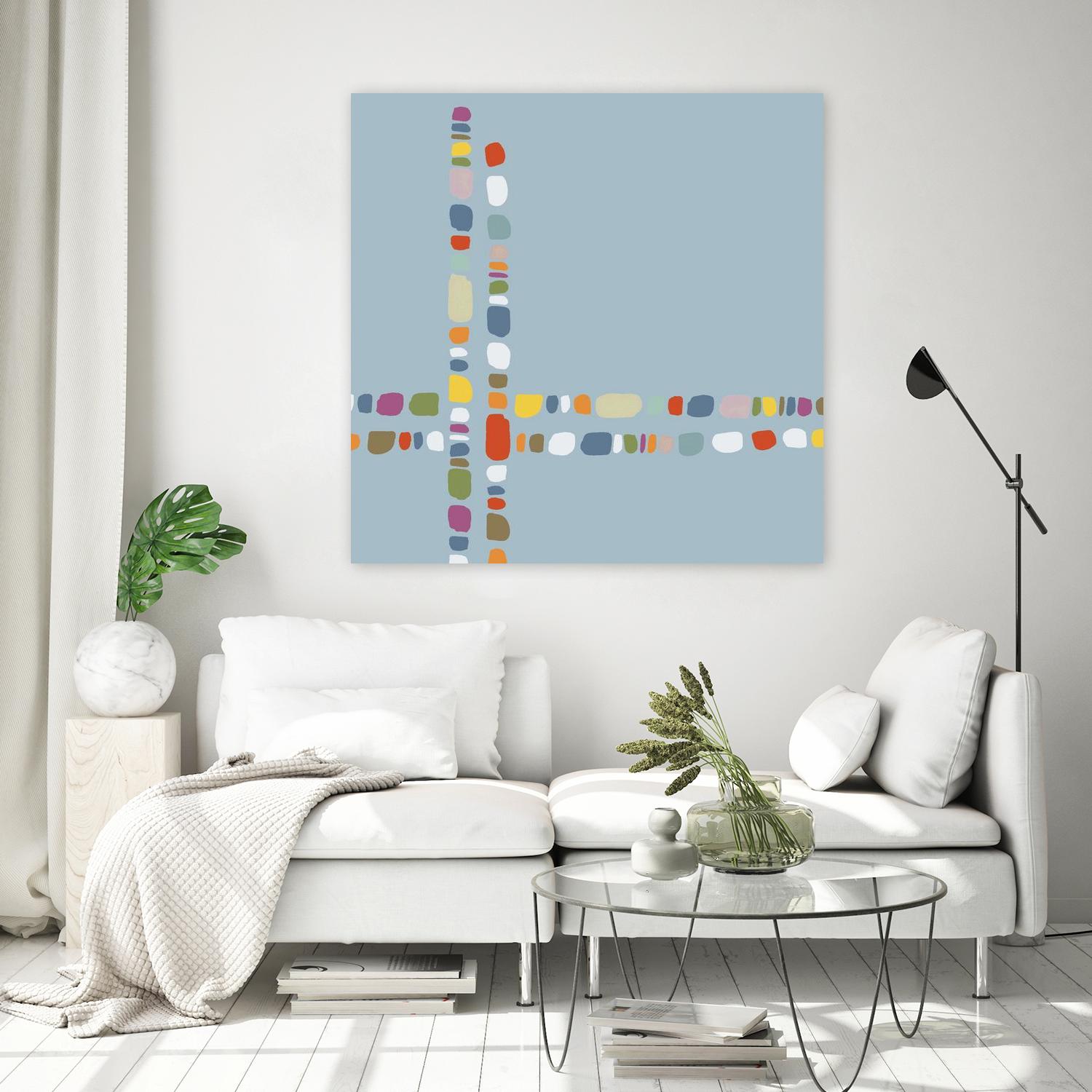 Pebble II by PI Studio on GIANT ART - white abstract