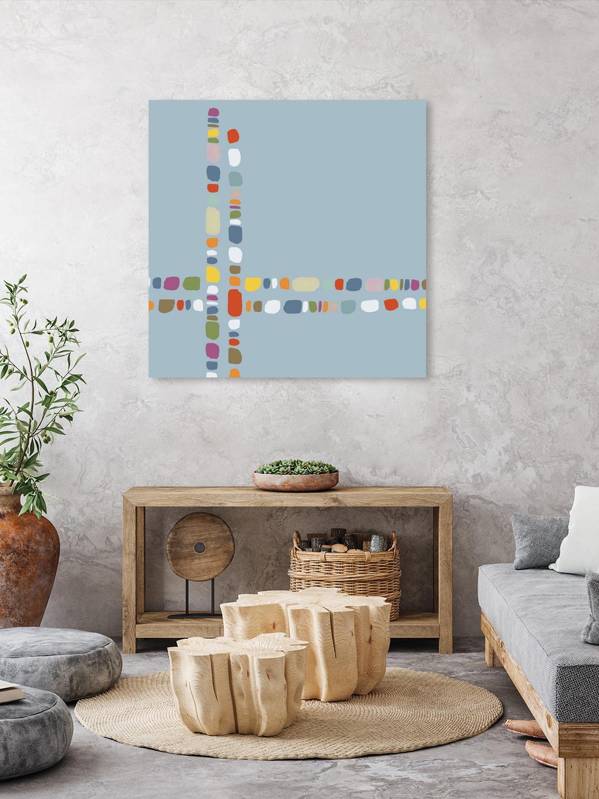 Pebble II by PI Studio on GIANT ART - white abstract