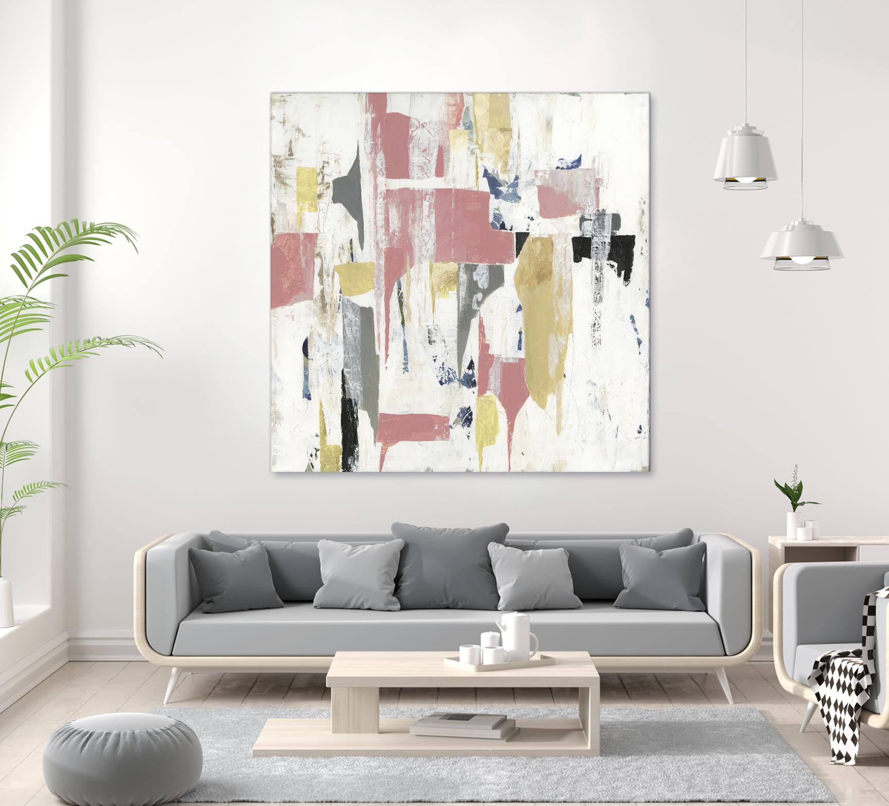 Mid Century by PI Studio on GIANT ART - yellow abstract