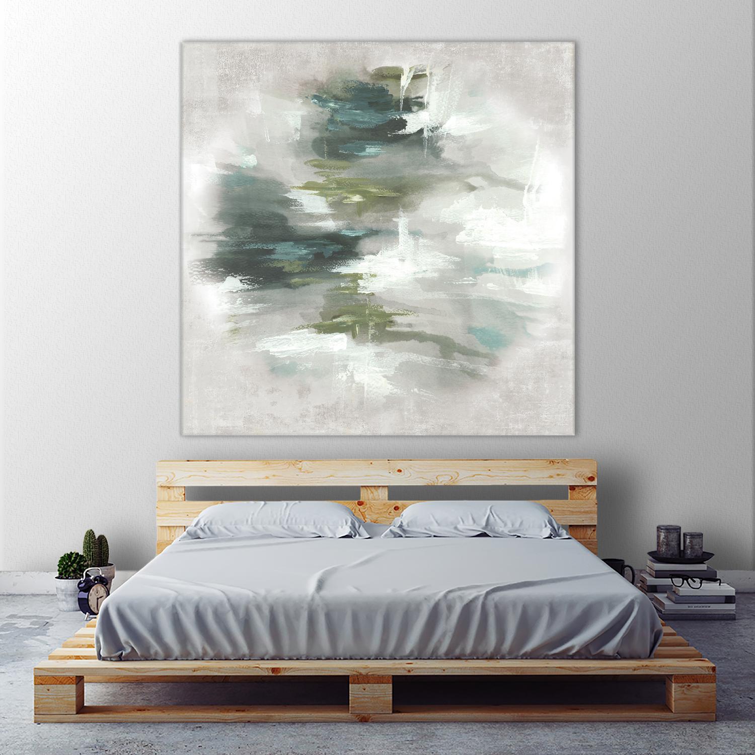 Sunset Glow II by PI Studio on GIANT ART - grey abstract