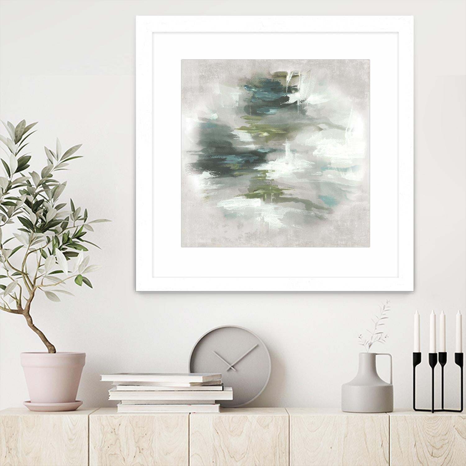 Sunset Glow II by PI Studio on GIANT ART - grey abstract