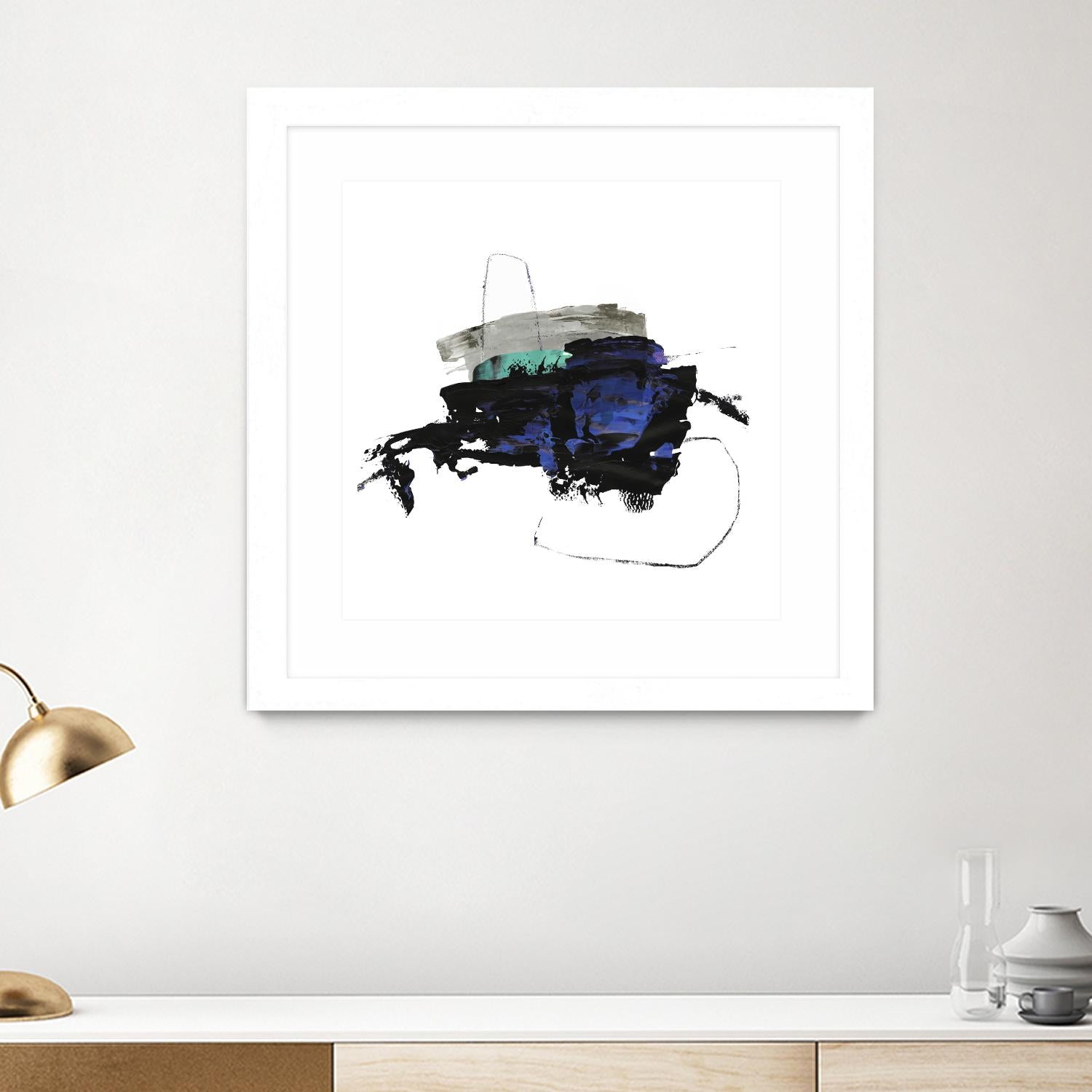 Splash I by PI Studio on GIANT ART - white abstract